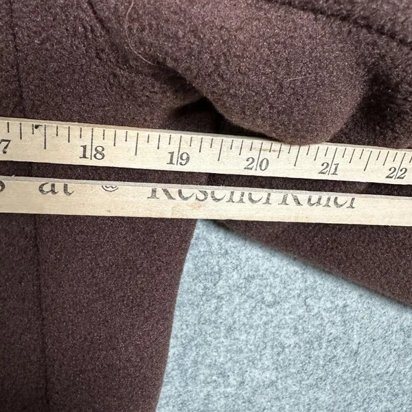 Vintage Women Express Campagnie Fleece Blazer Jacket Medium Brown NWT Academia‎ - Image 8