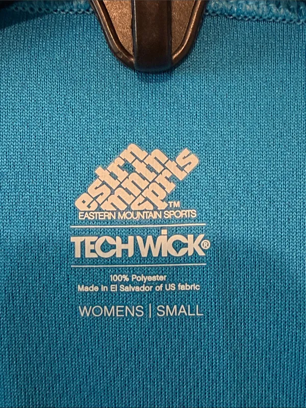 Eastern Mountain Sports Teal Blue Quarter-Zip Athletic Top - Image 9