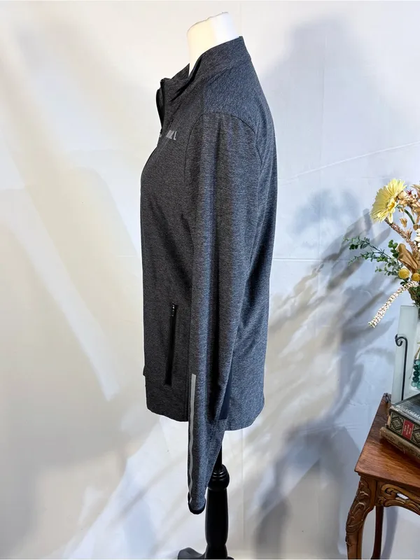 ☀️NOBULL Women's Full Zip Performance Training
Running Jacket Charcoal Gray~M🧡 - Image 7