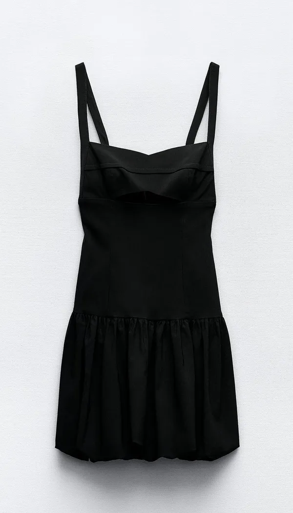 dress little black balloon cut out fitted bodycon evening cocktail party - Image 14