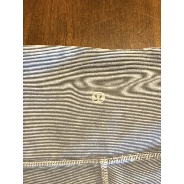 Lululemon Leggings Womens 10 Blue-Grey High Rise Yoga Pants Athletic Gym Run - Image 9