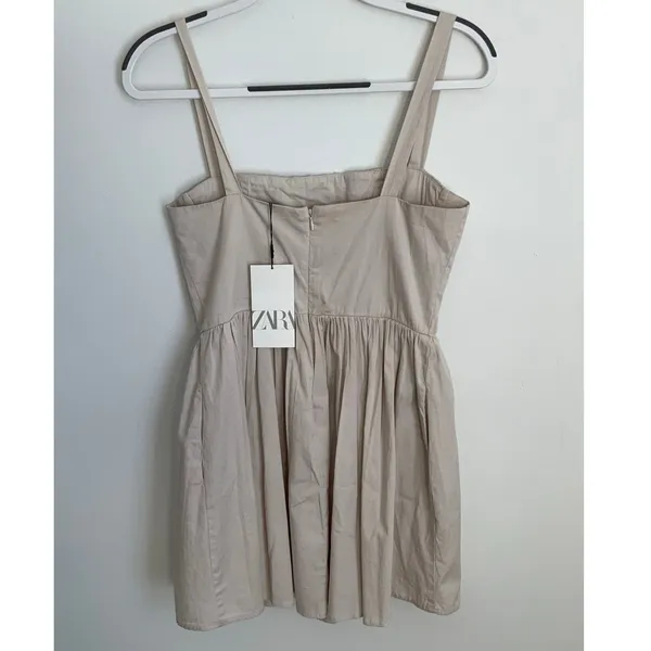 Zara Tan dress NWT‎ size medium - Image 2