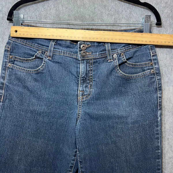 BandalinoBlu Denim Jeans Bootcut‎ Dark Wash Comfort Stretch Women's Size 6 - Image 2