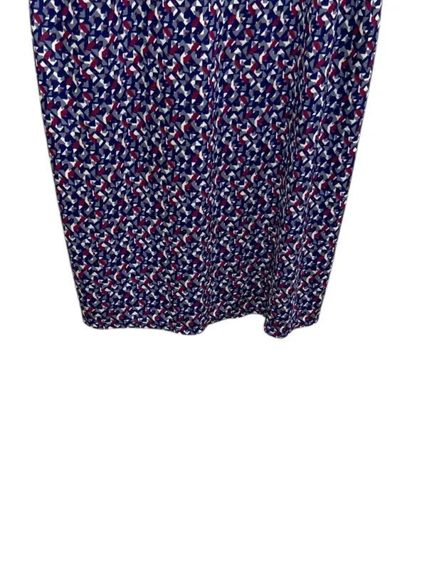 Lauren Ralph Lauren Midi Dress Blue Size 2X Preppy Party Career Vacation Plus - Image 9