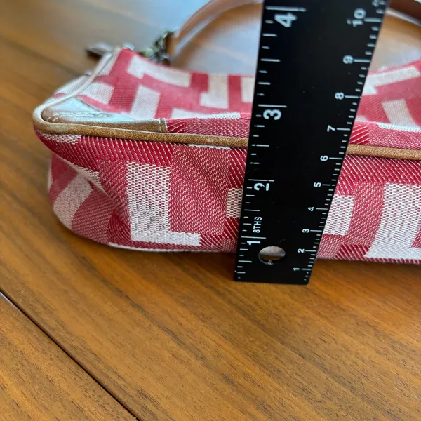 Vintage Nine West Red Shoulder Bag Y2K 2000s Boho Revival 70s Retro - Image 12