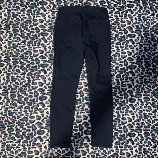 black denim skinny ankle jeans - Image 4