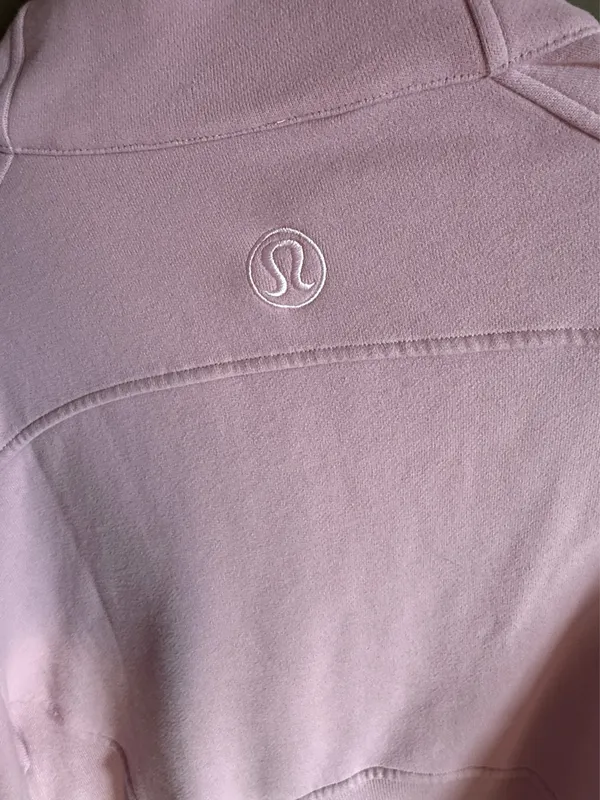 Pink Lululemon Scuba Half-Zip - Image 2
