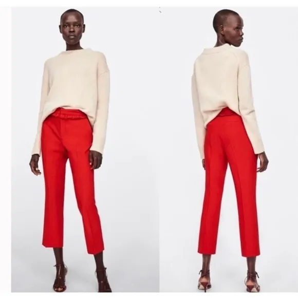 New Zara Ruffle‎ Pants - Image 3