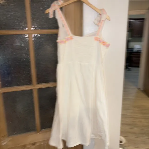 NEW Miss Me Southwestern Dress Embroidered Women's Size Medium Sleeveless Cream - Image 5