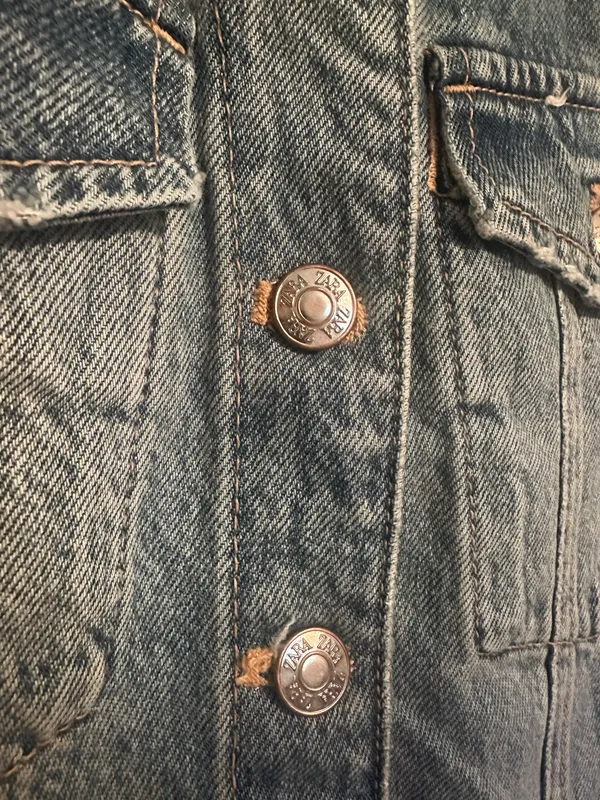 Zara Denim Romper - Image 4