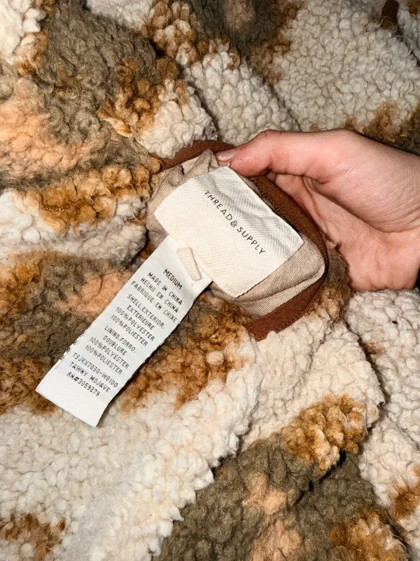 Thread & Supply Reversible Sherpa Vest - Image 3