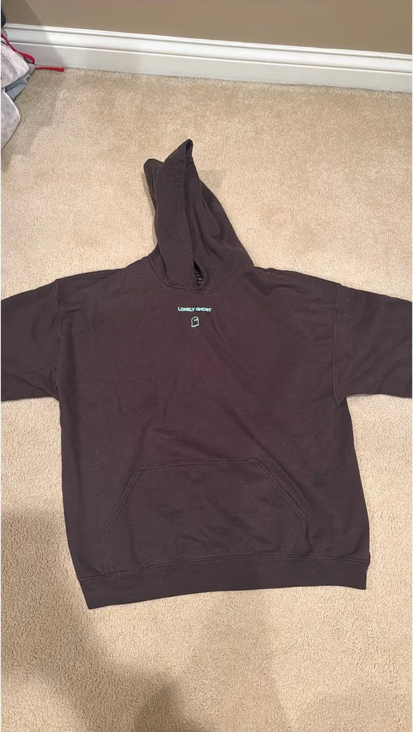 Lonely Ghost Hoodie Text Me When You Get Home - Image 2