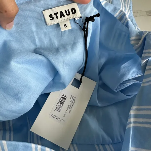 STAUD Callie Mini Dress Color: Ventura St SIZE 8 - Image 7