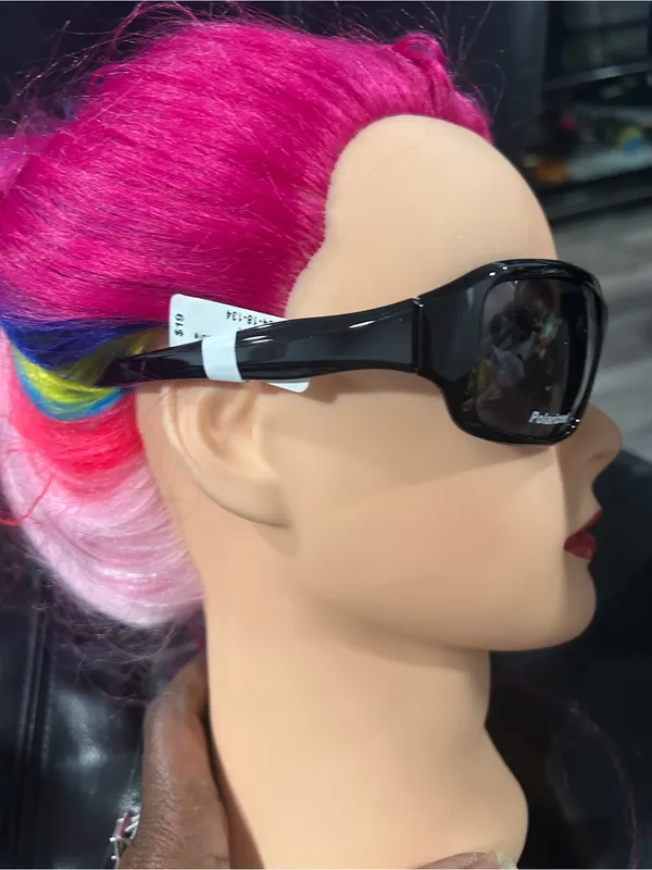 DNA BY M Polarized Black Wrap Sunglasses NWT - Image 6