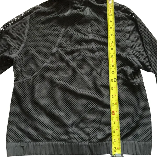 Lululemon mesh on mesh jacket black full zip hooded size 4 - Image 6