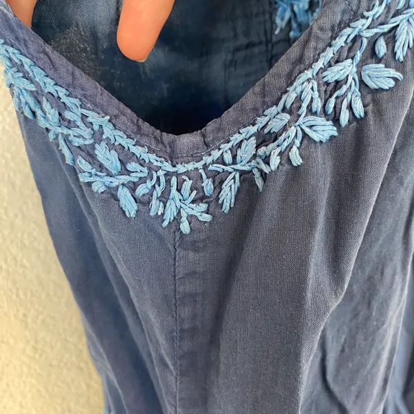 Roller Rabbit Embroidered Floral Dress Size XS - Image 9