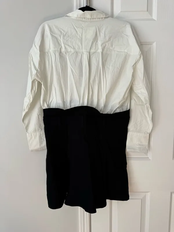 Anthropologie Twofer Buttondown Shirt Dress, Size M - Image 13