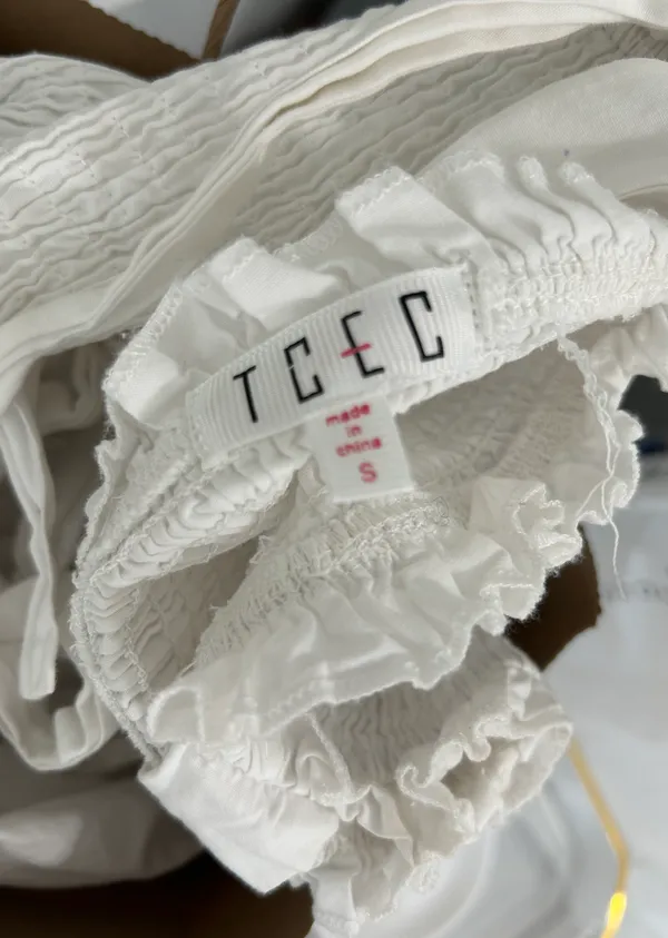 TCEC White Bubble Dress - Image 2