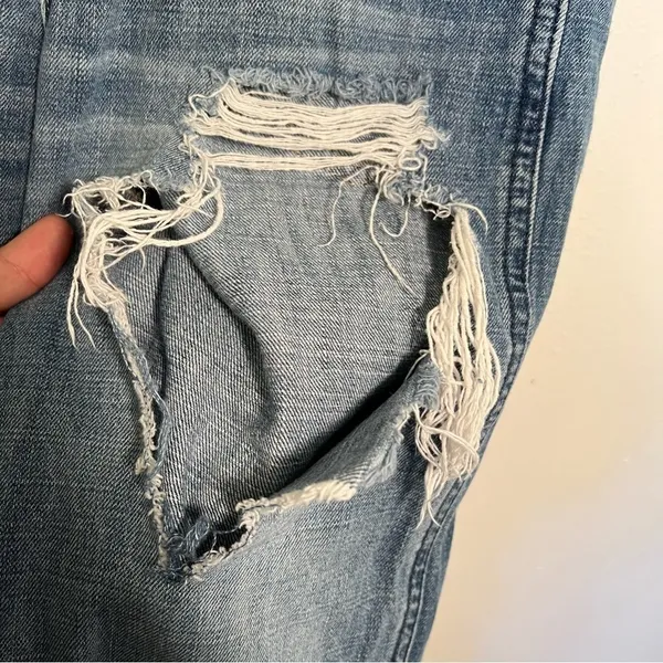 Hollister Women's‎ Juniors Size 3 Waist 26 Girlfriend High Rise Jean Medium Wash - Image 9