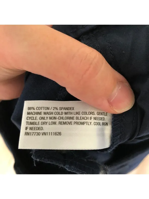 A New Day NWT Navy Women's High Rise Chino Pants Size 4R - Image 9