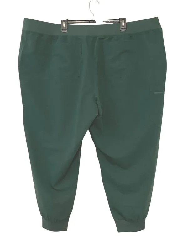 New‎ NWT FIGS Women's Zamora Jogger Scrub Pants Forest Green Size 6XL 27" Inseam - Image 2