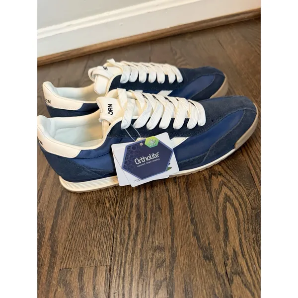 TRETORN Rawlins 2.0 Leather Sneaker Navy Blue Women's Sz 10 NWT - Image 2