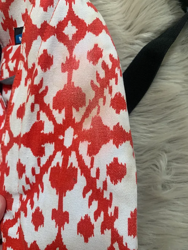 KAVU Ikat Rope Canvas Sling Bag Full Size hiking camping purse backpack - Image 5