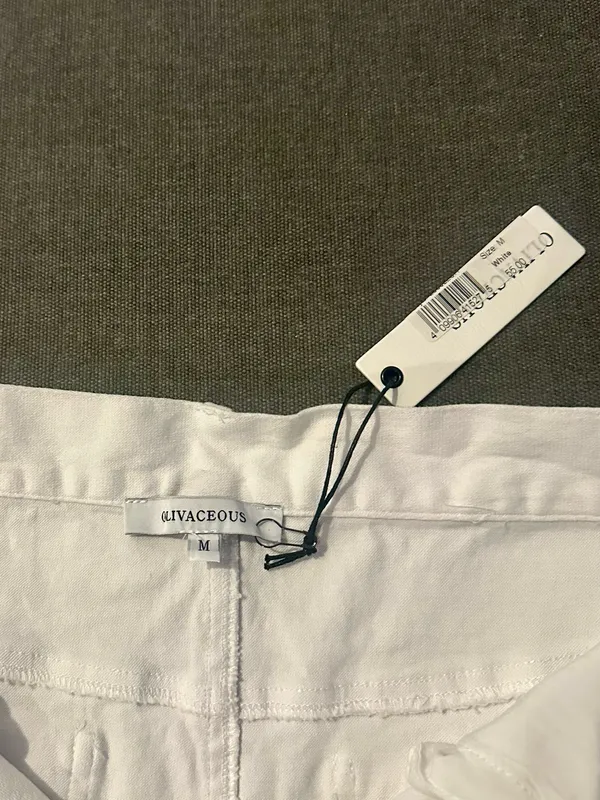 Olivaceous White Jean Skirt - Image 2