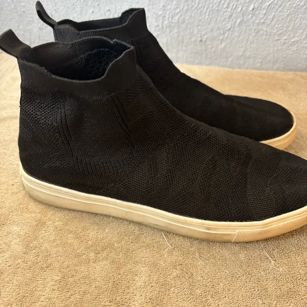 Womens Mudd Sneakers Knit SZ 8.5 M Hitops Georgina Festival - Image 2