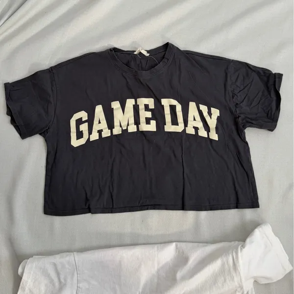 Game Day/Batter Batter‎ Cropped Tees size small - Image 3
