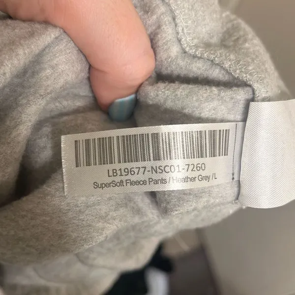 ✨Quince SuperSoft Fleece Joggers Heather Grey Sz Large Pants✨ - Image 8