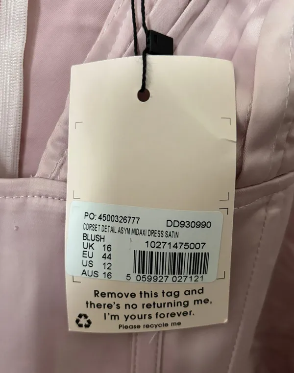 Missguided Blush Corset Dress - Image 3