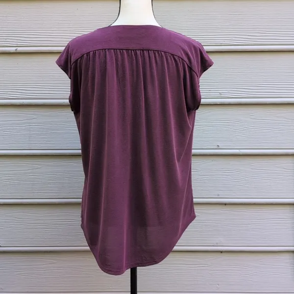 Loft Slitneck Sleeveless Top | Loft Loose fit Sleeveless Shirt - Image 5