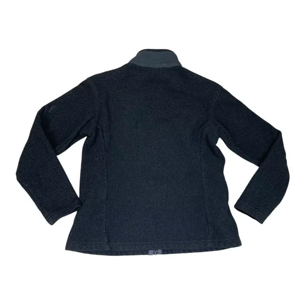 Patagonia women's small synchilla fleece zip up jacket flaw blue gorp hiking - Image 2