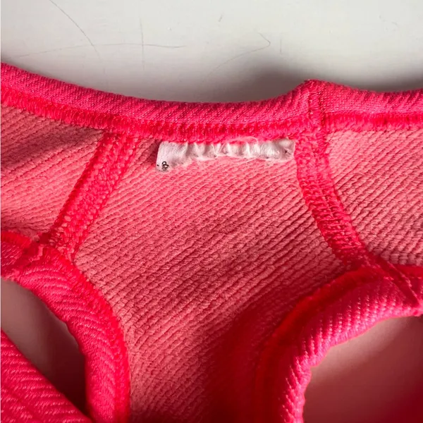 Gymshark Ultra Seamless Hot Pink Crop Top Back Cut Outs TikTok famous XS - Image 7