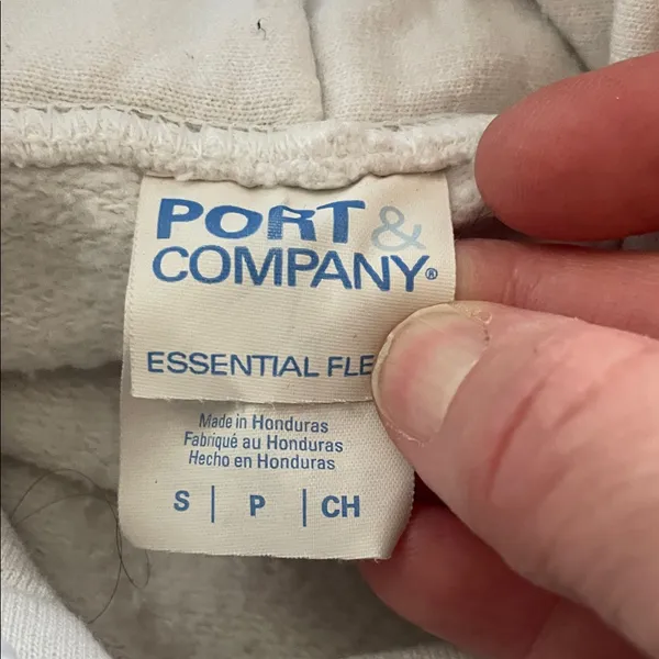 Port and Company White Graphic Hoodie - Image 4