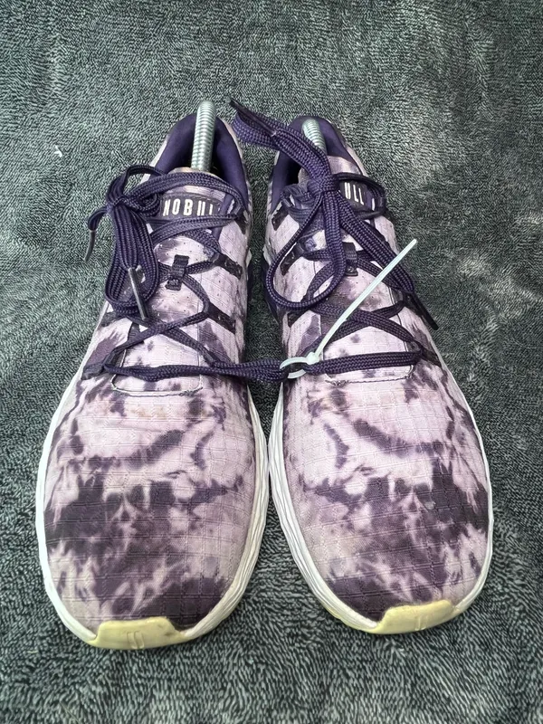 NOBULL Ripstop Runner Purple Tie Dye Women's 9.5 / Men's 8 Athletic Shoes - Image 2