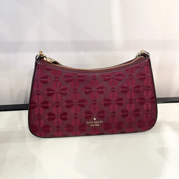 Kate Spade Spade Flower Embroidered Medium Convertible Crossbody #KL955 - Image 8