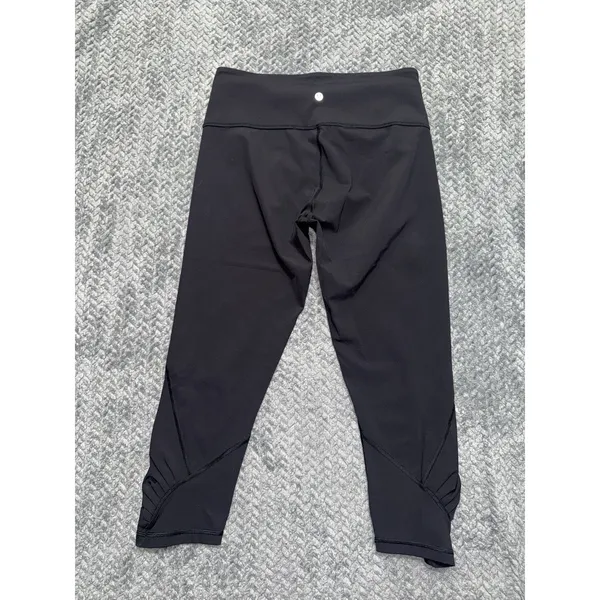 Lululemon Leggings Womens In Movement Crop Everlux Athletic Yoga Run Sz 10 - Image 4