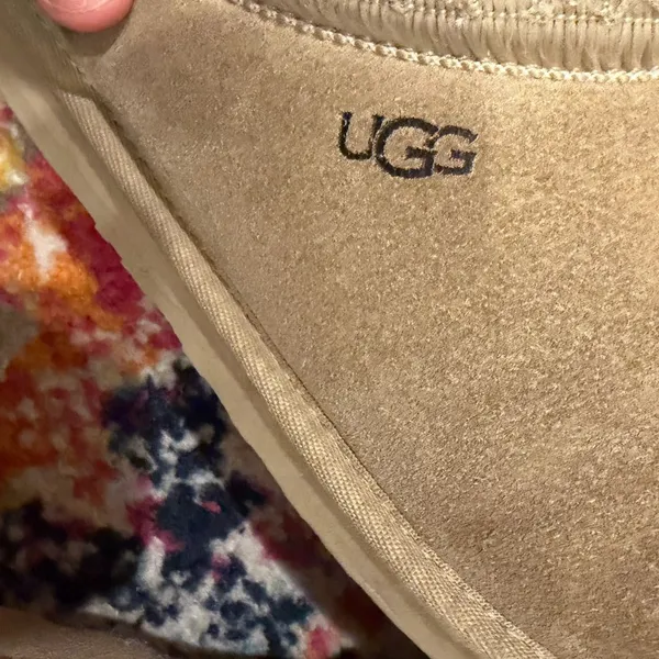 UGG Tan Suede Slippers - Image 4