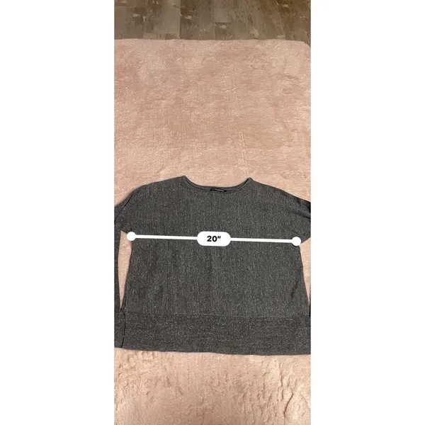 Banana Republic Womens Career Cotton‎ Blend Sweater Size S Gray I0220 - Image 4