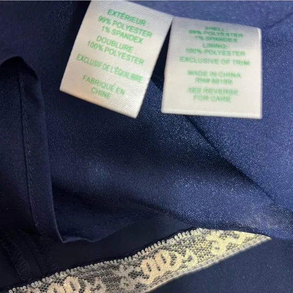 NWT Lilly Pulitzer Britnee Stretch Shift Dress True Navy‎ SZ 4 - Image 10