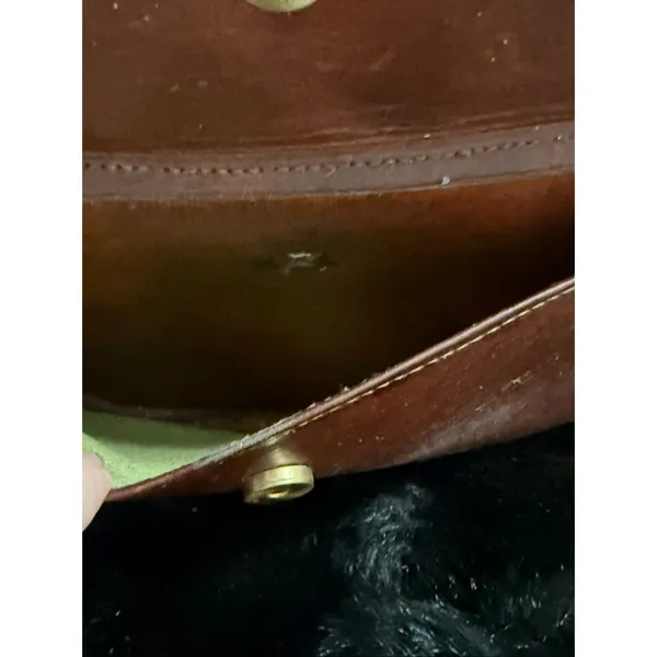 Brown Leather Satchel and Fable Handmade Bag crossbody bag - Image 7