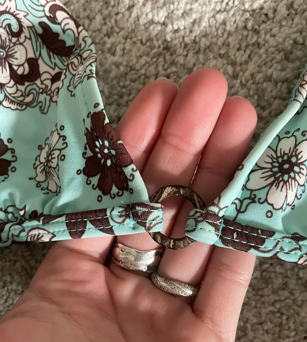 vintage swim suit top - Image 3