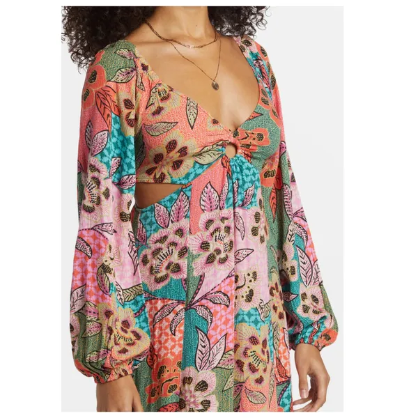 Billabong Last Call Maxi Dress Size Medium - Image 4