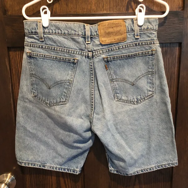 Vintage Levi’s orange tab 505 jean denim shorts - size 31 - Image 3