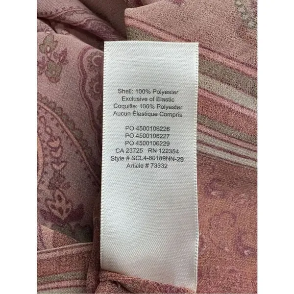 Aritzia Wilfred Handkerchief Print Dress Women’s Large - Image 4