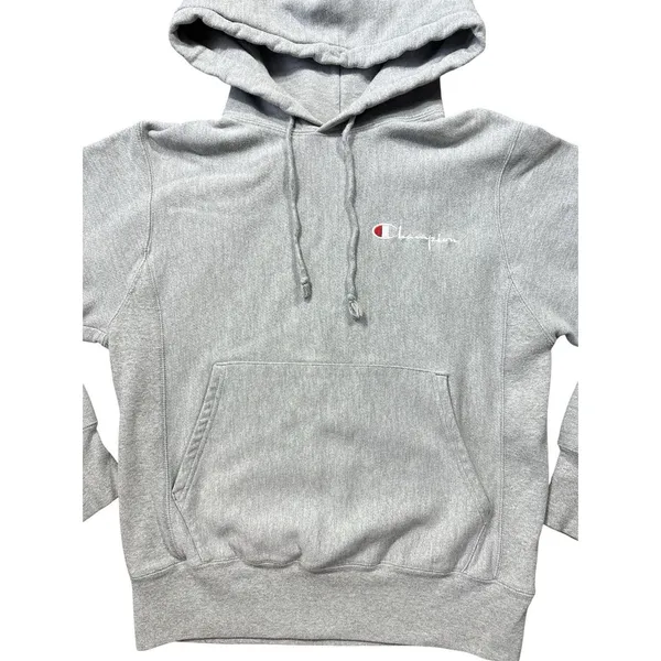 Champion Women's Gray Pull Over Hoodie Sweater Warm Casual‎ Size Medium - Image 2