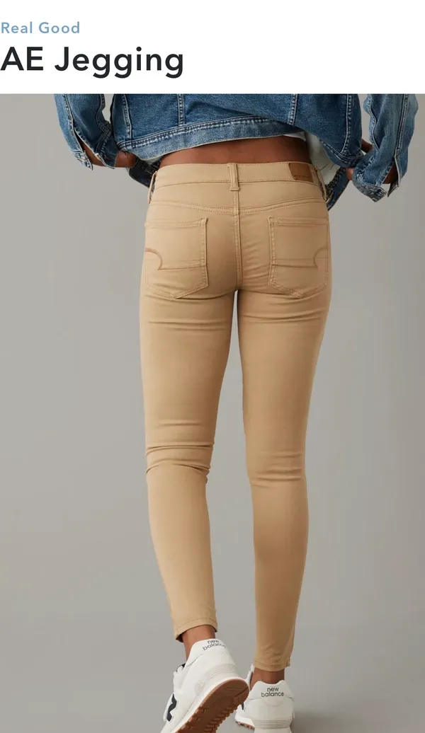 American Eagle Outfitters Khaki Jeans - Image 2