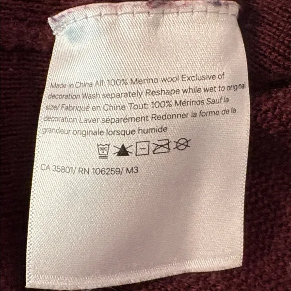 Lululemon Sit In Lotus Sweater - Garnet 100% Merino Luxe Yoga Pilates Old Money - Image 8
